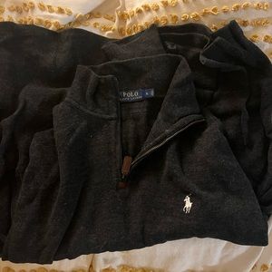 Charcoal Gray Polo Ralph Lauren 1/4 Zip
